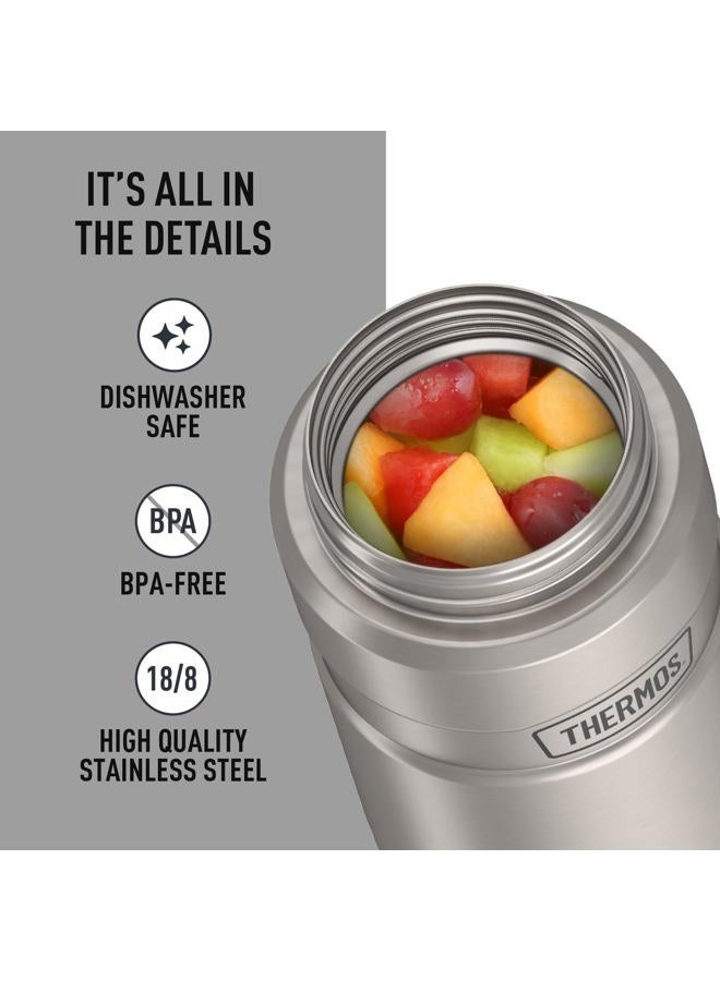 THERMOS STAINLESS STEEL VACUUM INSULATED STEEL JAR 710 ML, SK3020MS, INSULATED FOOD JAR, LUNCH BOX, STORAGE CONTAINER, THERMAL FLASK FOR TRAVEL - Image 4